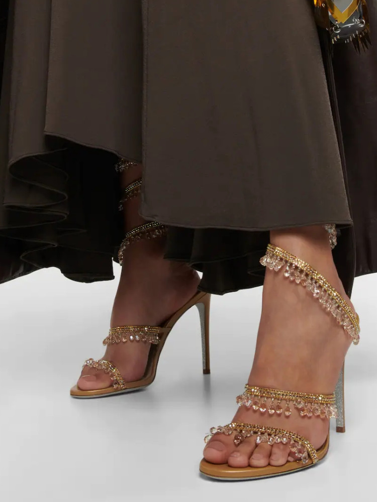 Platform Mule Heel - 2026 Dames Nieuwe Waterdiamant Sandalen Mode
