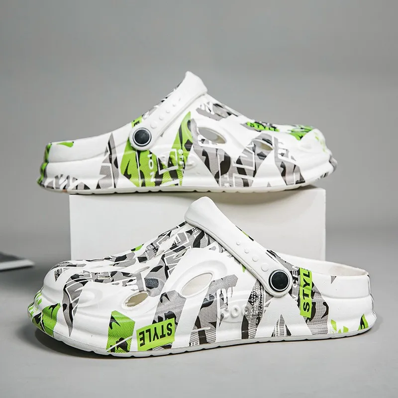 Croc Style Clog - Plus Size Nieuwe Herenpantoffels Zomer Outdoor