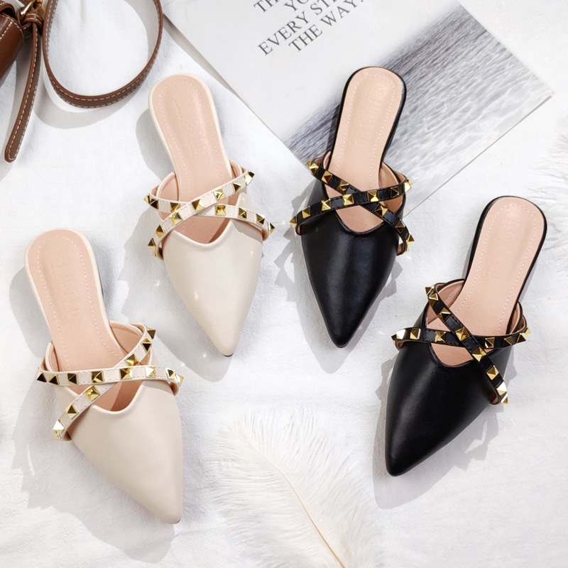 Slip On Mule Flat - 2026 Nieuwe Slippers Platte Mules Ronde