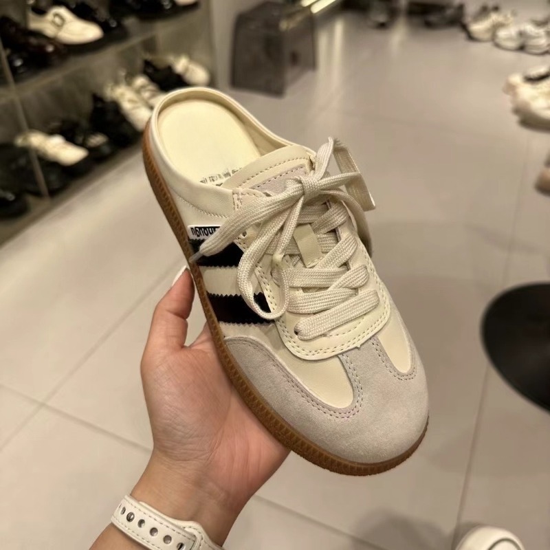 Slip On Mule Flat - Vrouwen Muilezels Schoenen Sport Ronde Neus