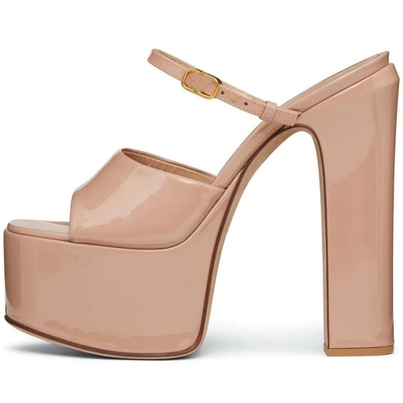 Women'S Shoes Peep Toe - Platform Hoogte Toenemende Damessandalen Ronde Neus