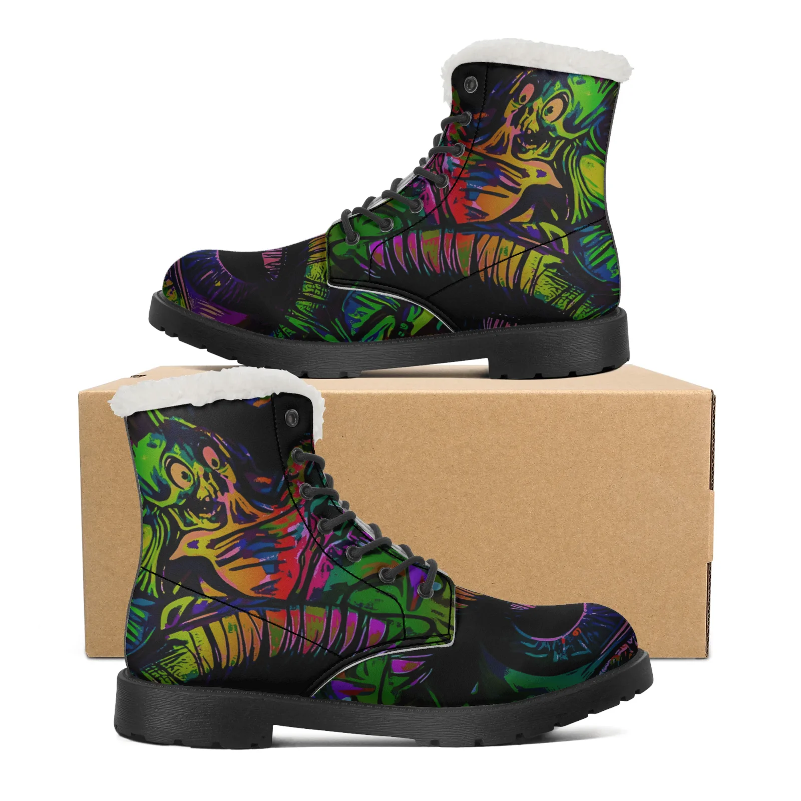 Women Shoes Us To Eu - Cool design pluche sneeuwlaarzen voor heren