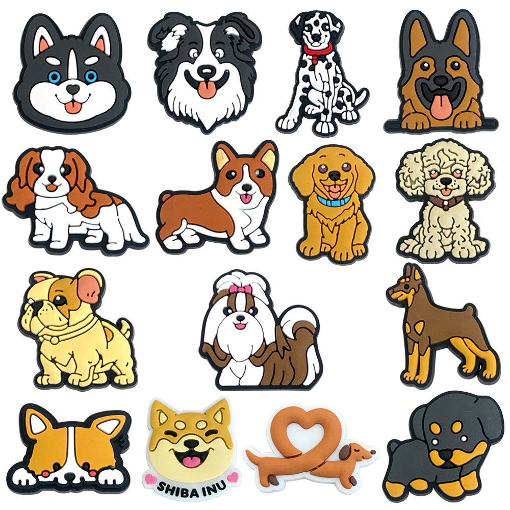 Croc Style Clog - Dieren Hond Schoen Charmes Pin voor