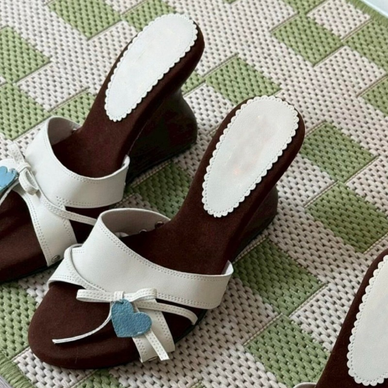 Dames Hartvormige Wedge Heel S - Women Shoes Us To Eu recensie en prijs