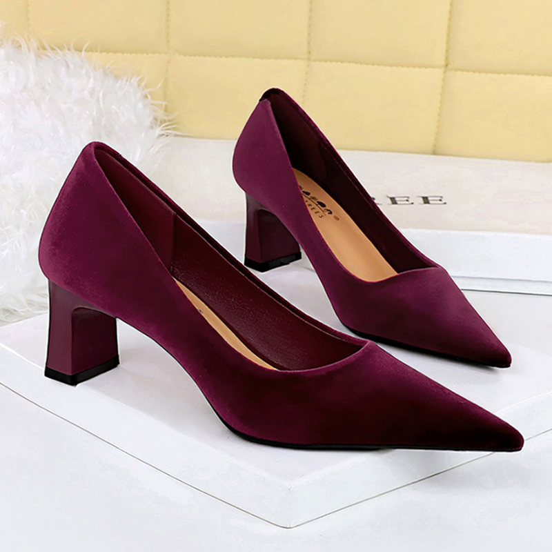 Dames Nieuwe Glam Velvet 6cm H - Women'S Shoes Navy Blue recensie en prijs