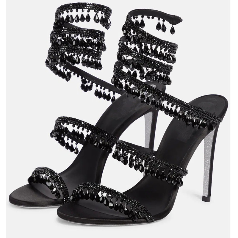 Sexy groene kristallen stilett - Women'S Shoes Peep Toe recensie en prijs