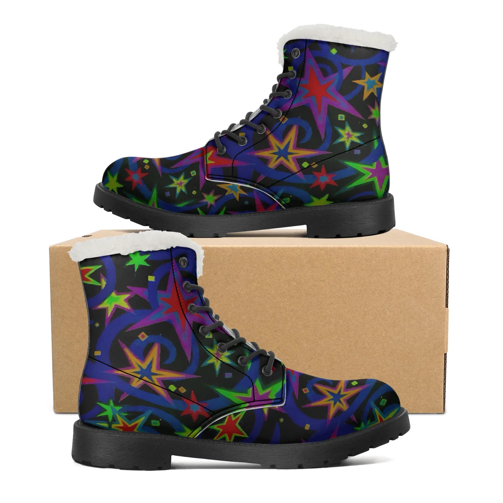 Starlit Sky Pluche Sneeuwlaarz - Women Shoes Us To Eu recensie en prijs