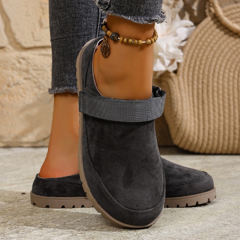 Nieuwe dames suède muiltjes mu - Slip On Mule Flat recensie en prijs