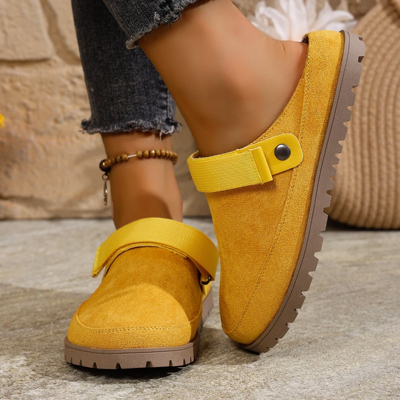 Nieuwe dames suède muiltjes mu - Slip On Mule Flat recensie en prijs