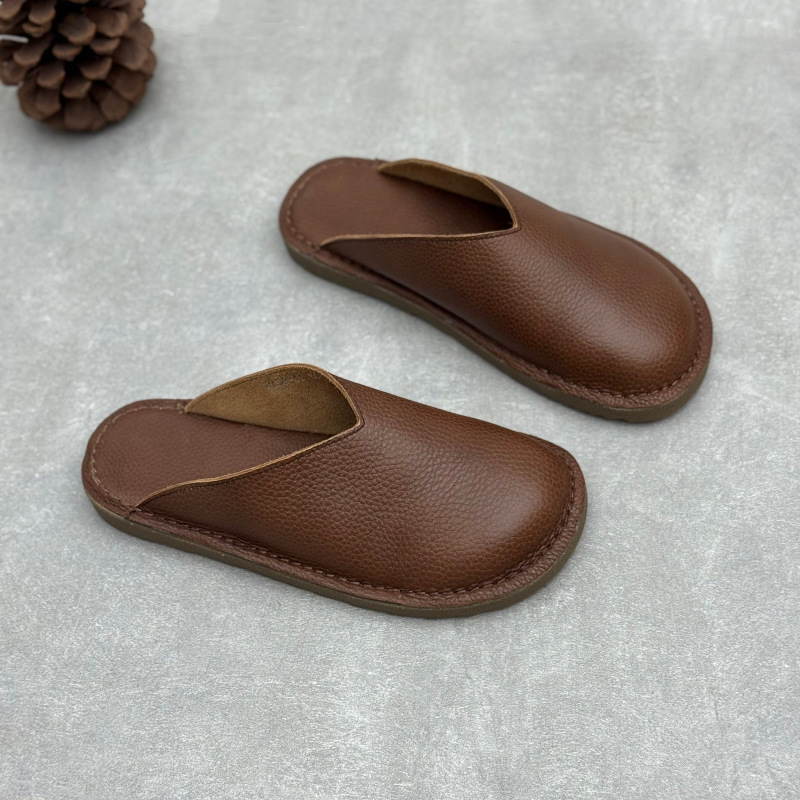 Handgemaakte Echt Lederen Muil - Slip On Mule Flat recensie en prijs