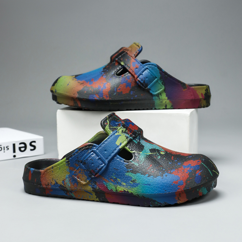 Heren Dames Graffiti Splash Pa - Slip On Mule Flat recensie en prijs