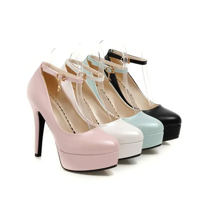 Big Size Wit Roze Bruiloft Vro - Women'S Shoes Navy Blue recensie en prijs