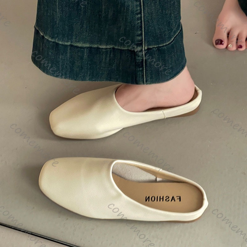 Comemore Retro Baotou Halve Sl - Slip On Mule Flat recensie en prijs
