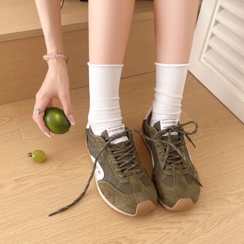 Retro kleurbloksneakers Dames  - Women Shoes Running recensie en prijs
