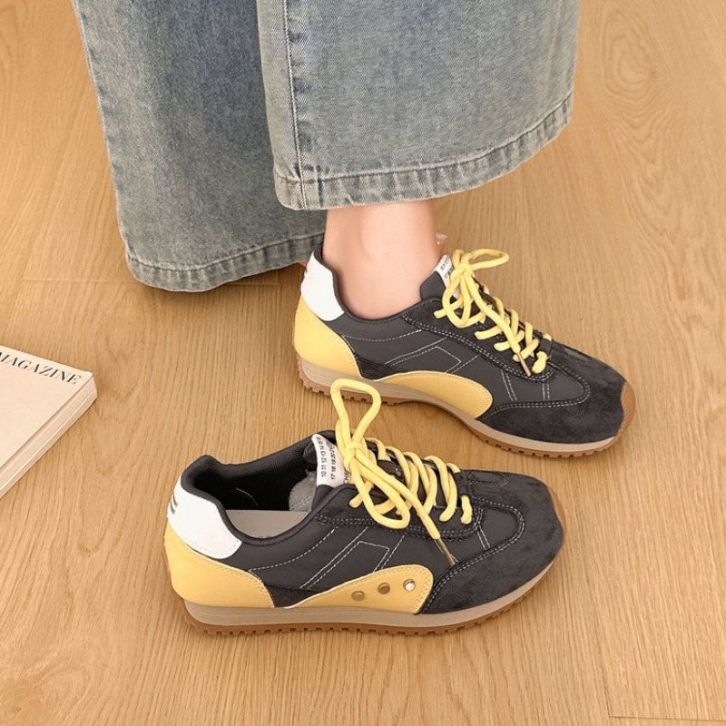 Retro kleurbloksneakers Dames  - Women Shoes Running recensie en prijs