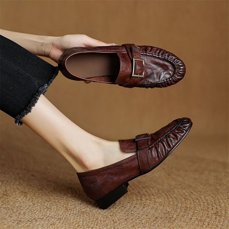 Nieuwe Herfst Echt Leer Vrouwe - Women Shoes Size recensie en prijs