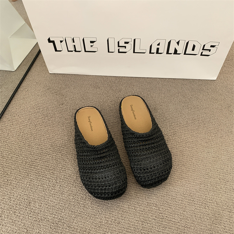 Dames Raffia Geweven Muilezelp - Slip On Mule Flat recensie en prijs