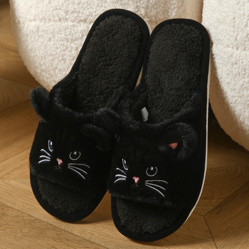 Schattige kattenpluche slipper - Thong Flat Sandal recensie en prijs