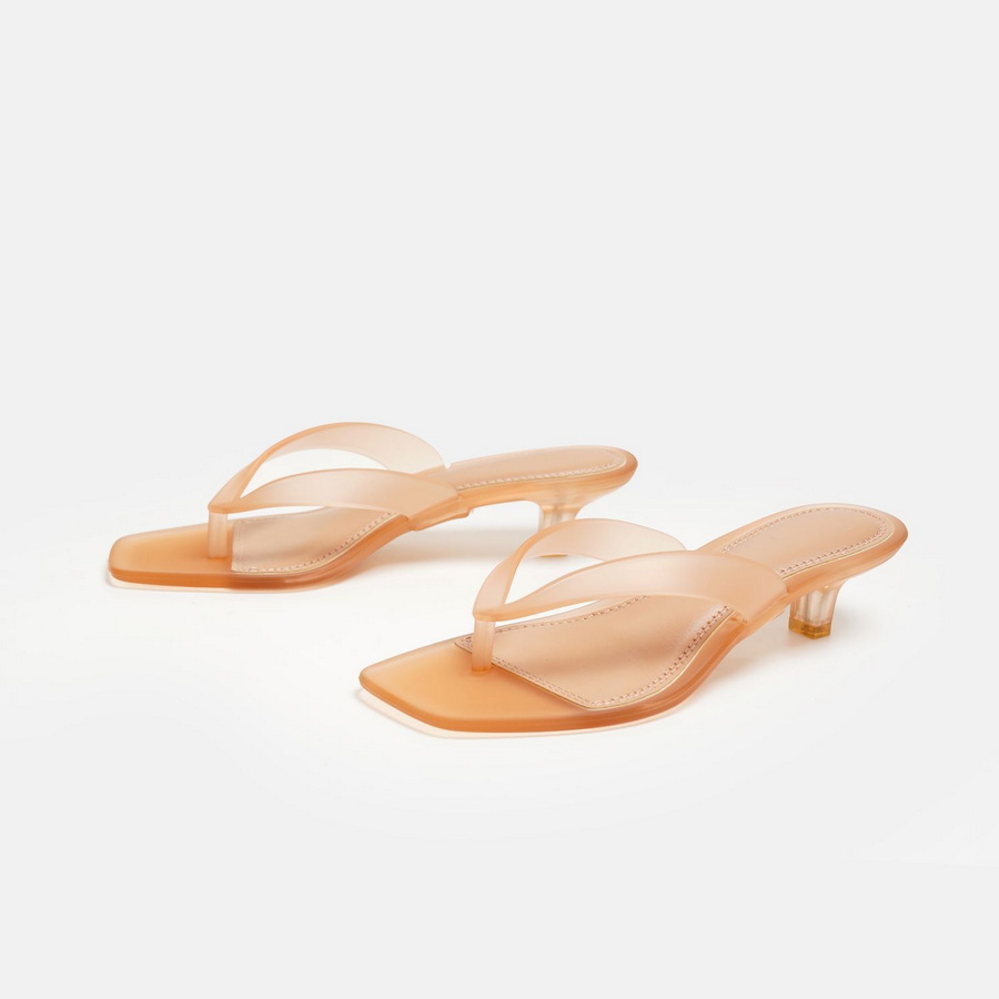Koreaanse gedempte toon olijfg - Thong Flat Sandal recensie en prijs
