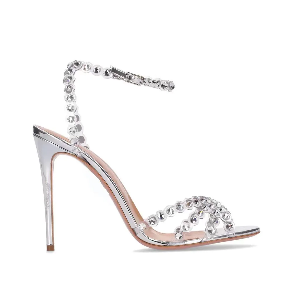Sociale plus size zilveren hak - Platform Mule Heel recensie en prijs