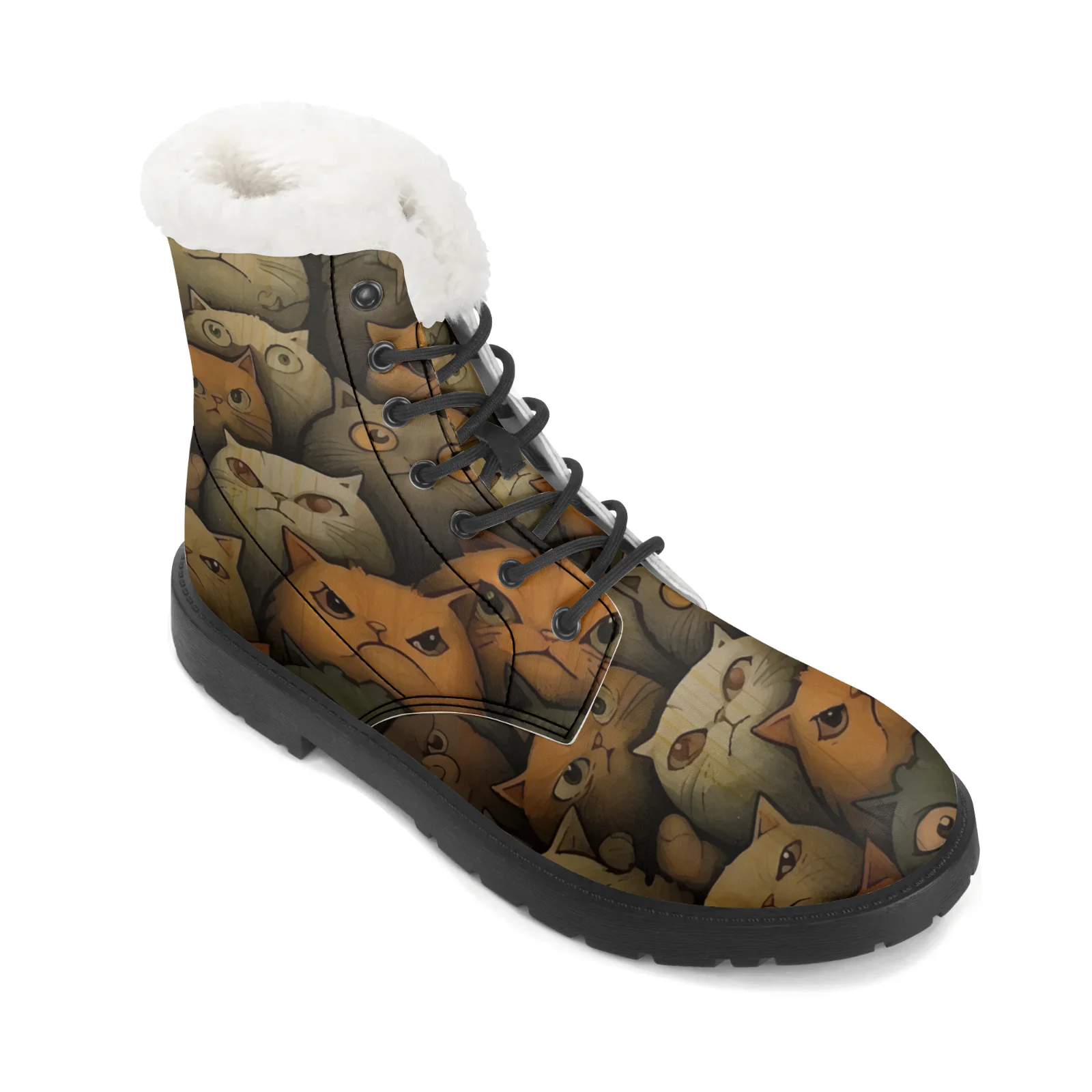 Schattige kattenprint pluche s - Women Shoes Us To Eu recensie en prijs