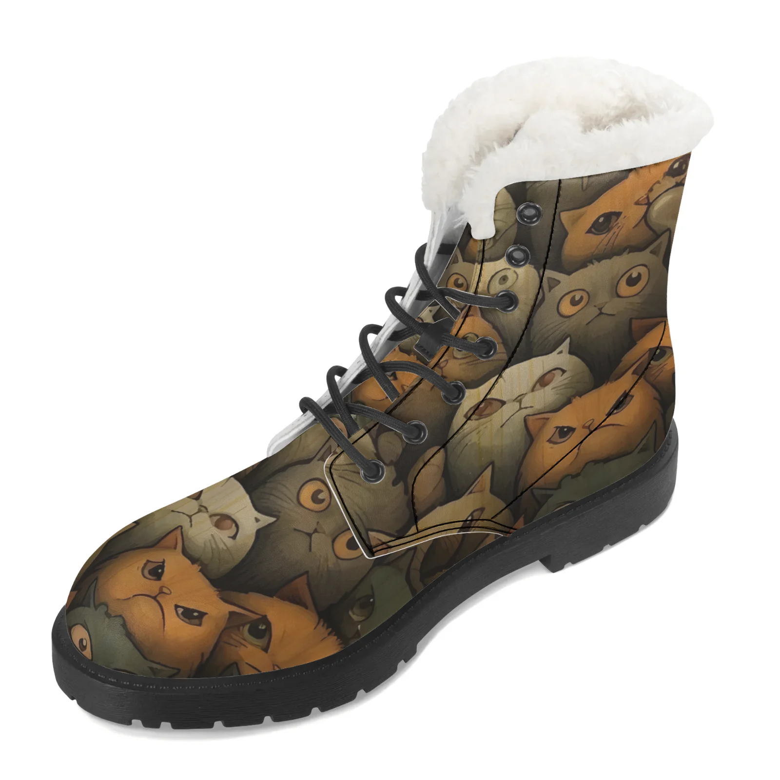 Schattige kattenprint pluche s - Women Shoes Us To Eu recensie en prijs