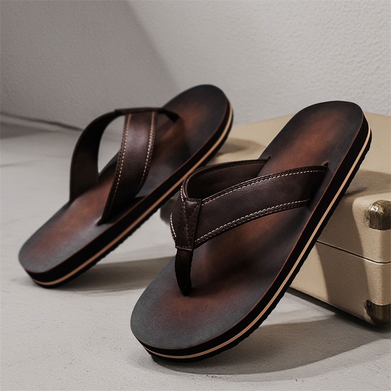 Vintage gewassen kunstleren sl - Thong Flat Sandal recensie en prijs